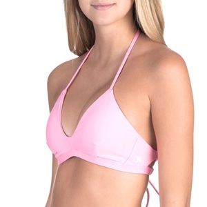 [NWT] Hurley triangle bikini top in pale pink